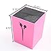OLizee® Professional Acylic Salon Scissors Holder Box Hairdressing Combs Clips Organizer Rack for Hair Stylist(Pink)