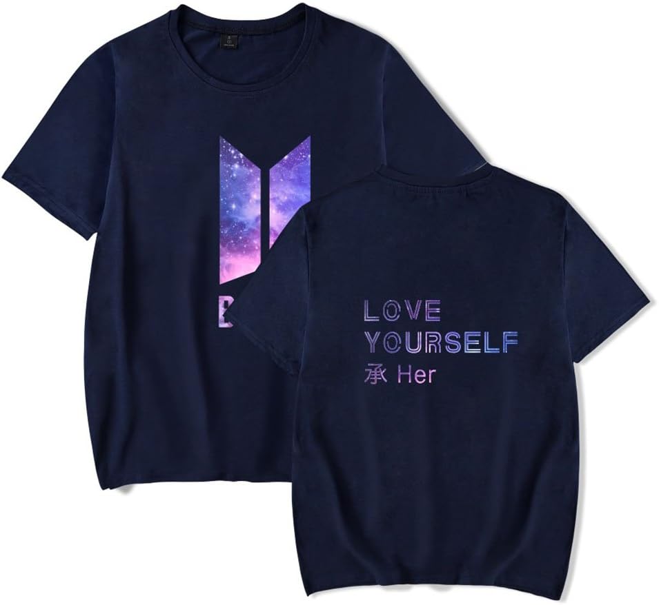 BTS Tshirt Bangtan Boys Love Yourself Galaxy Short Sleeves T-Shirt