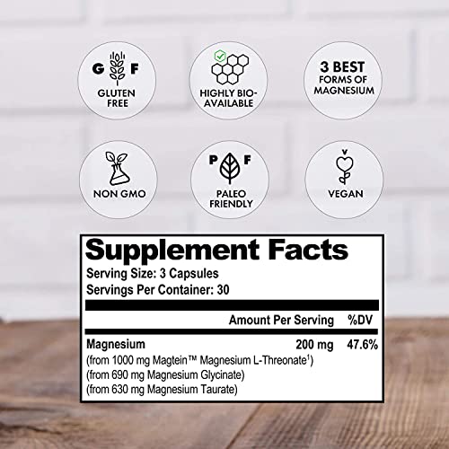 Natural Stacks MagTech Magnesium Supplement Magtein Magnesium L