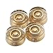 4pcs Speed Control Knobs Gold for Gibson Les Paul Replacement Electric Guitar Parts