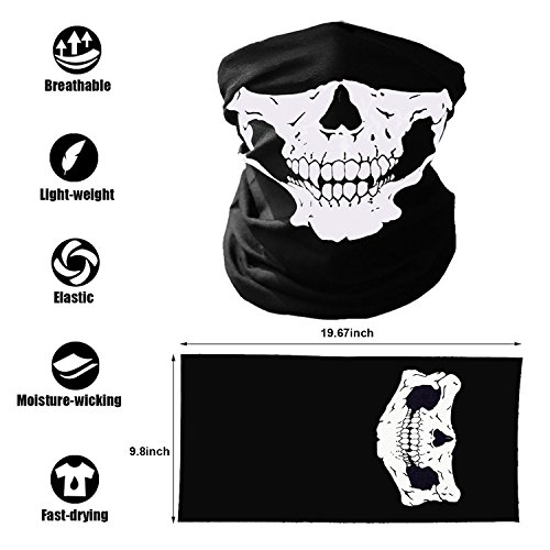 image for LED Gloves, Half Face Mask - Slepwel Light Up Toys - Finger Lights 5 C