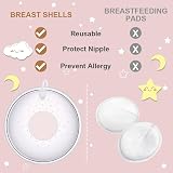 Aolso Breast Shells 2 Pcs Reusable Silicone Milk Saver BPA Free view 4