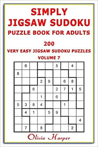 simply jigsaw sudoku puzzle book for adults 200 very easy jigsaw sudoku puzzles volume 7 simply jigsaw sudoku 200 very easy jigsaw sudoku puzzles harper olivia 9798642884515 amazon com books