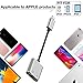 Headphone Adapter for iPhone X Adapter 3.5mm Jack 2 in 1Dongle for iPhone Xs Max/XR/8/7/7 Plus Earphone Aux Adapter Accessories Splitter Adaptor Charger Cables & Audio Connector Support All iOS-Silverthumb 4