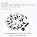 Volterin 25+25 Ft Cork LED Light G40 Globe String Lights w/Clear Bulbs,UL Listed,Hanging Indoor Outdoor Bistro Pergola Backyard Tents Market Cafe Gazebo (25+25 Ft)