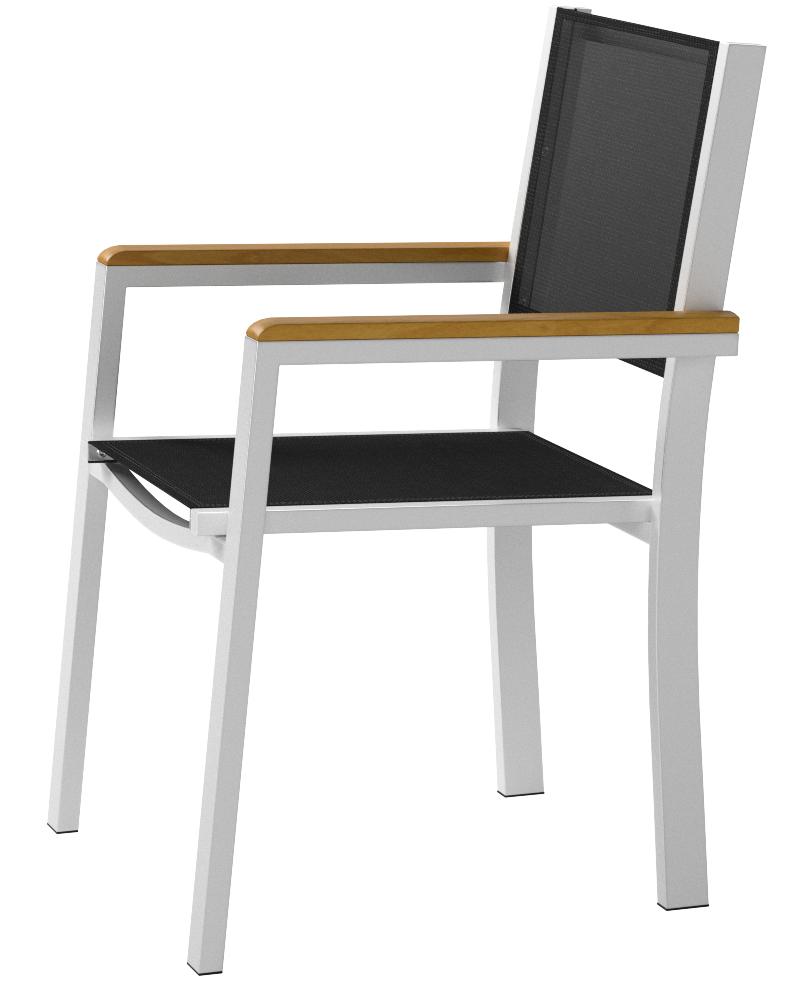 cosco outdoor living paloma steel patio dining chairs light gray sling on Klsvu5d6spwbam