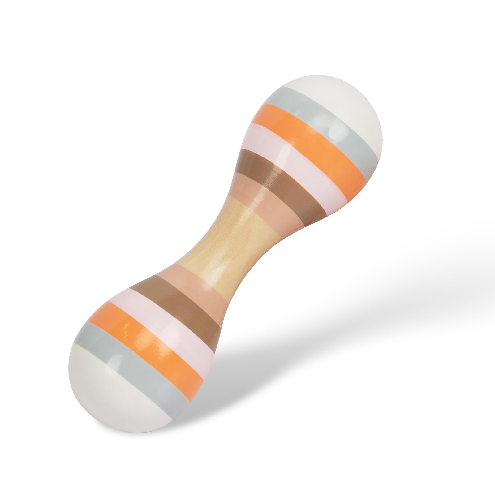 Photo 1 of Baby Maracas Hand Percussion Rattles, Wooden Rumba Shaker Musical Instrument for Kids Toddlers