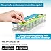 2 Pack Bundle - Sagely Smart XL Weekly Pill Organizer - Sleek AM/PM Pill Box with 7 Day Travel Containers and Free Reminder App (Green/Blue & Mint Blue/Coral)