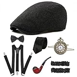 CHUANGLI 1920S Mens Great Gatsby Accessories Set