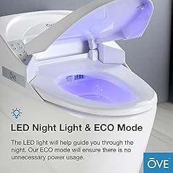 Ove Decors Yosemite Bidet Toilet Built-in with Tank