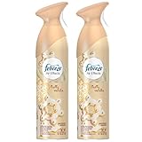 Febreze Air Effects 9.7 oz Spray Can Tough Odor Eliminator & Air Freshener, Fluffy Vanilla (2-Pack)