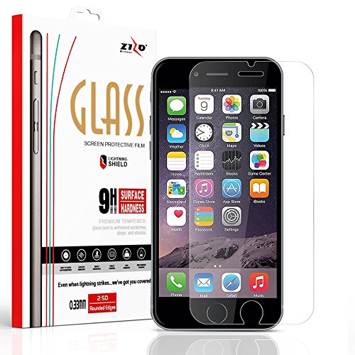 Zizo Glass Compatible with iPhone 8 Plus Tempered Glass Screen Protector Anti Scratch 9H Hardness iPhone 7 Plus Screen Protector