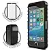 iPhone 5s Case, BUDDIBOX [Wave] Slim Rugged Durable Protective Case with Kickstand for Apple iPhone 5 and 5s, (Black)