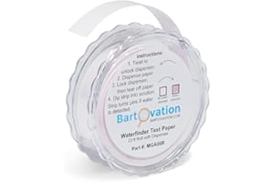 BARTOVATION Qualitative Water Finder Test Paper for Traces of Water in Gasoline and Solvents [23 Foot Roll]