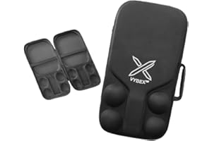 VYBEX™ Rigid EVA Pickleball Paddle Case - Maximum Protection | Fits 2 Paddles + 4 Balls | Shockproof & Waterproof | Ultra-Lig