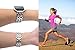 ANCOOL Fitbit Blaze Watch Band Women Men,Stainless Steel Metal Bracelet Link Replacement Wrist Strap for Fitbit Blaze Smartwatch -Silver