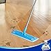 MR.SIGA Microfiber Floor Mop - Pad Size 43 x 14cm, 1 Free Microfiber Refill Included