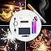 Lighter, Electric Arc Lighter Plasma Windproof Lighter USB Rechargeable Lighter with Transparent Shell