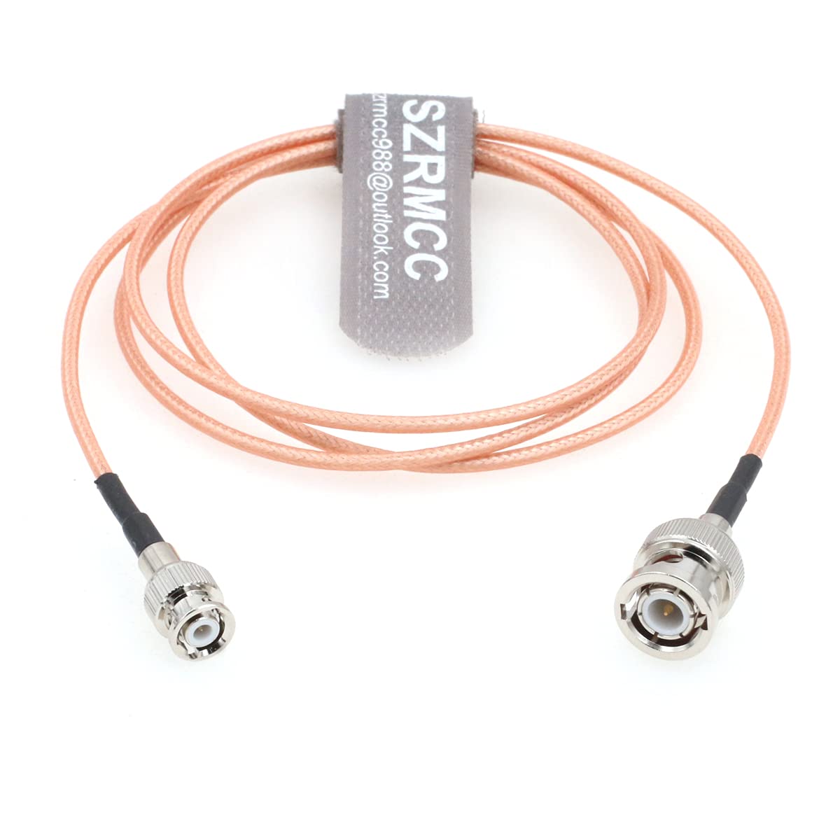 SZRMCC Male BNC to Mini Small BNC Male Coaxial RF SDI RG316 Cable for Ultrasonic Flaw Detector Monitor (1m)