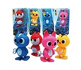 Mini Force windup Walking 4 Figure Doll Set 3.5inch Volt Sammy Lucy max Figures Set Collection Gift Toy(Imported from Korea)