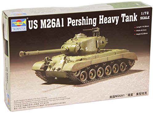 Trumpeter 1/72 US M26A1 Pershing Tank, Heavy