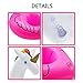 Unicorn Flamingo Drink Pool Floats,Inflatable Unicorn Pool Floating Drink Holder,(2.5 mm PVC)4 Pack By WL