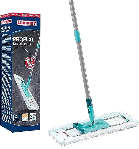 Bodenwischer Profi XL, Fußklick-System, Wischmopp 42 cm, waschbar