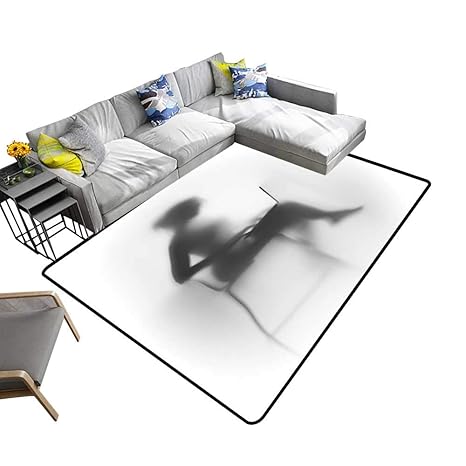 Amazon Com Silky Smooth Bedroom Mats Silhouette Of A Pretty