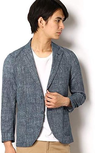 Amazon スーツセレクト メンズ Suit Select Silver Line 2釦ジャケット パッチポケット イージーケア ネイビーツイル ネイビー Ab6 コート ジャケット 通販