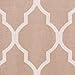 jinchan Curtains Taupe Linen Living Room Drapes Light Filtering Moroccan Tile Print Drapes Bedroom Curtain Flax Textured Geometry Lattice Grommet for Dining Room 63 Inch Length 2 Panels