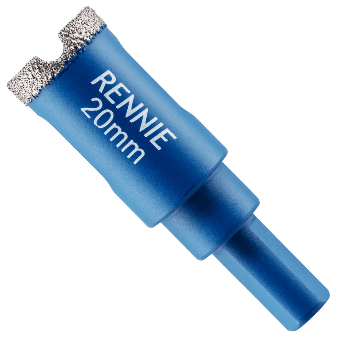 20mm Diamond Hole Saw Drill Bit With Tri Shank For Porcelain Tiles Ceramic Slate Stone Granite Marble Glass. Diamond Core Holesaw/Hole Cutter — image 1