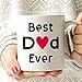 MAUAG Best Dad Coffee Mug, Best Dad Ever Unique Birthday Gifts Idea for Dad Father Papa Daddy Cup White, 11 Oz