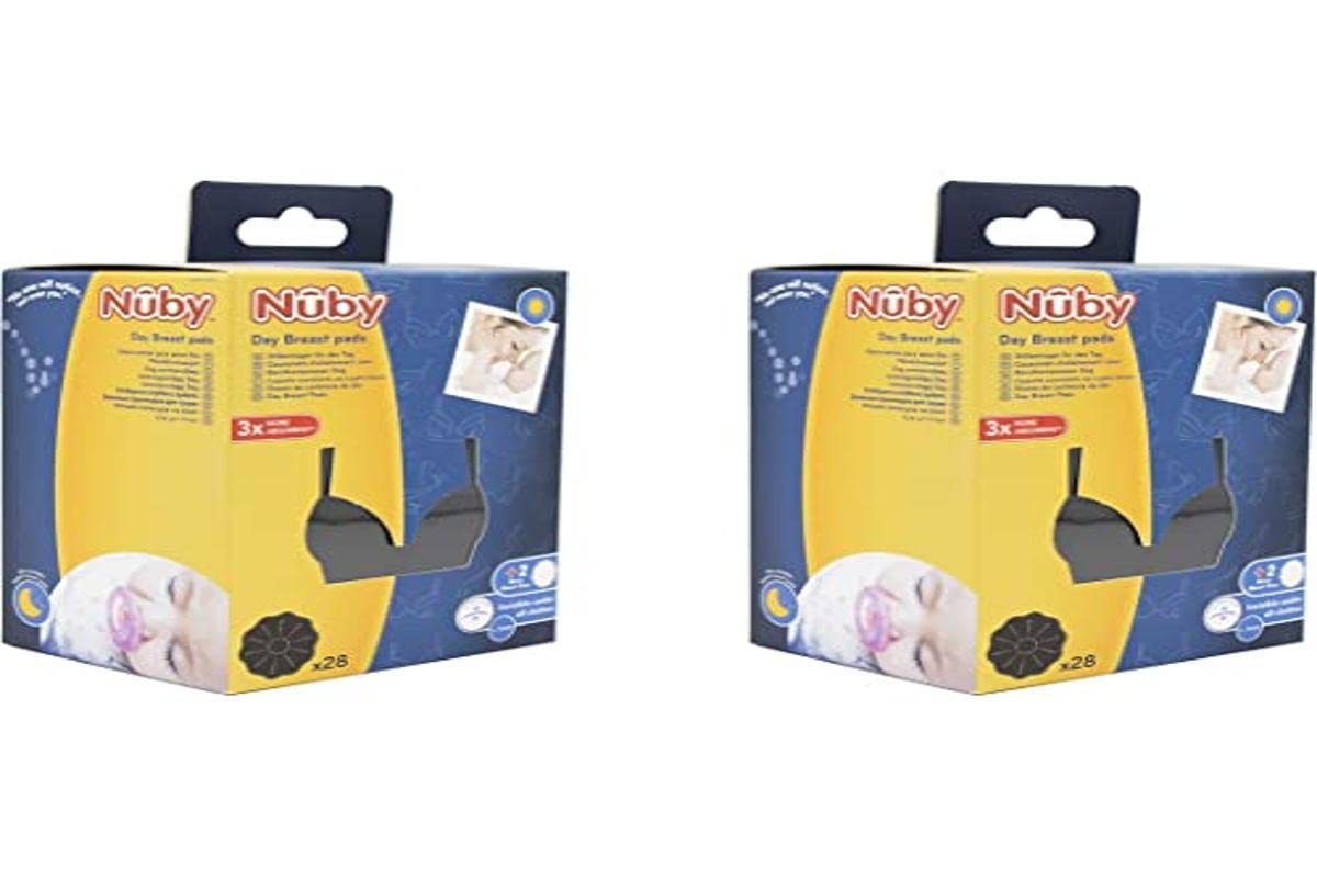 Nûby - 2 Packs of Ultra Fine Nursing Pads - Tag - Black - 2 x 30 Pads