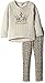 Juicy Couture Girls' French Terry Knit Top and Animal Print Pant Set