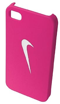 Nike Handy-Cover für Apple iPhone 4/4S neonpink/weiß