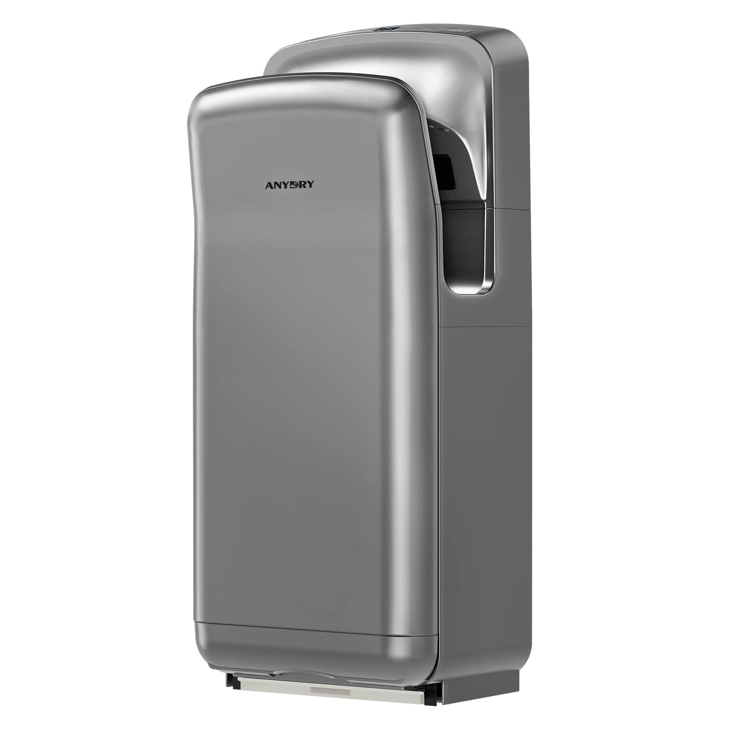 anydry 2005H Hand Dryer,Commercial Electric Hand Dryer,With Sponge Filter,Super Powerful,7-10 Seconds to dry,1750-2050 Watts (Silver)