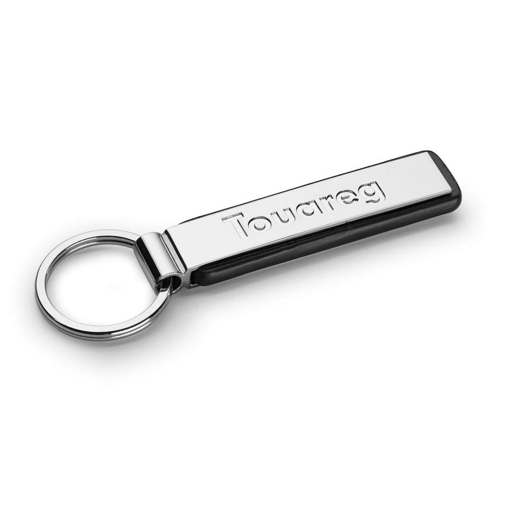 Volkswagen 00087010ADYPN Touareg Keyring Metal Original VW Pendant, Silver