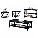 Briarcliff Sofa Table with 2-shelf Dark Merlot