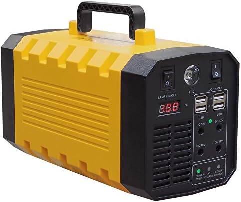 MYP Portable Power Supply 12V 41Ah 453Wh 220V 50HZ Output Voltage with 500W (Peak 1000W) Pure Sine Wave for Outdoor and Indoor Use