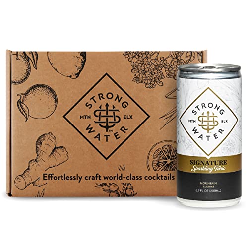 Strongwater Signature Sparkling Tonic (12 Pack Cans) Premium Craft