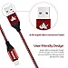 Lightning Cable,Aonlink iPhone Charger Cable 3Pack 3FT 6FT 10FT to USB Syncing and Fast Charging Cable Nylon Braided Cord for iPhoneX/8/8Plus/7/7 Plus/6/6 Plus/6s/6s Plus/5/5s and more(Red Black)