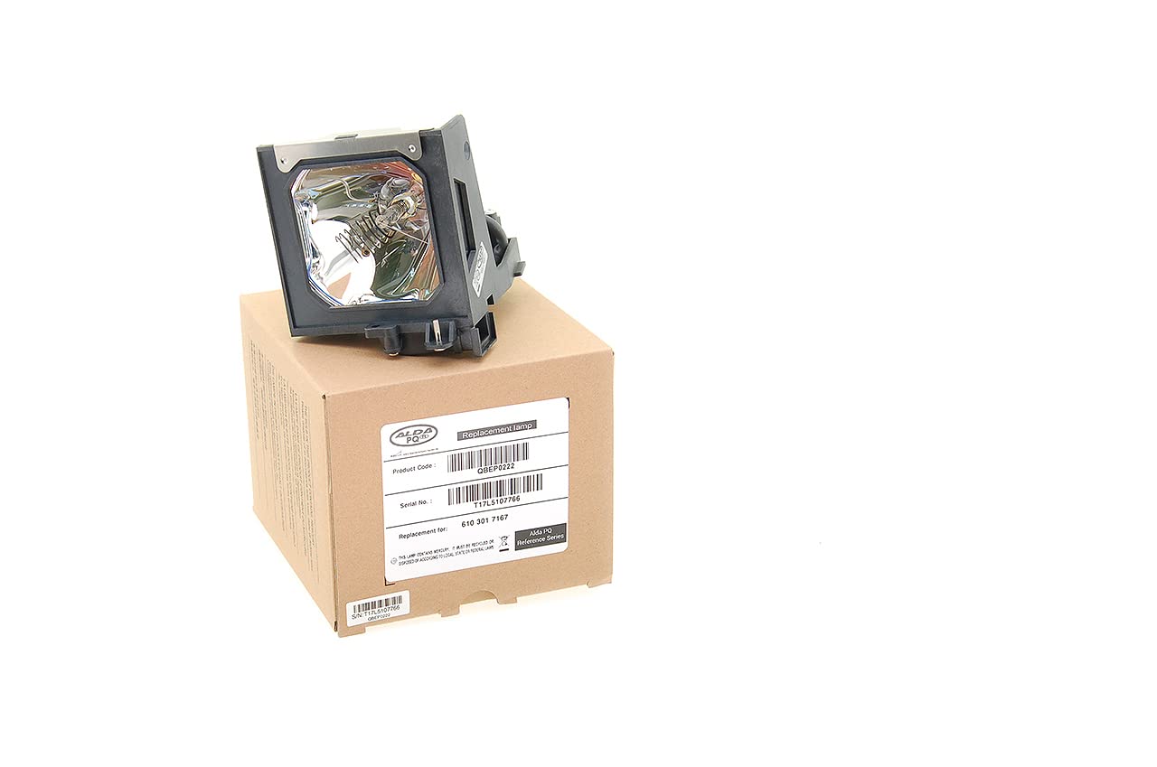 Alda PQ Reference, lamp replaces 610 301 7167, POA-LMP48 for SANYO CHASSIS XT1500, PLC-XT10, PLC-XT15, PLC-XT1500 projectors, projector lamp with housing