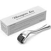 Derma Roller for Beard & Face – 540 Titanium Microneedling Roller for Skin Care & Grooming – Ergonomic Handle, Compact Design with Storage Case