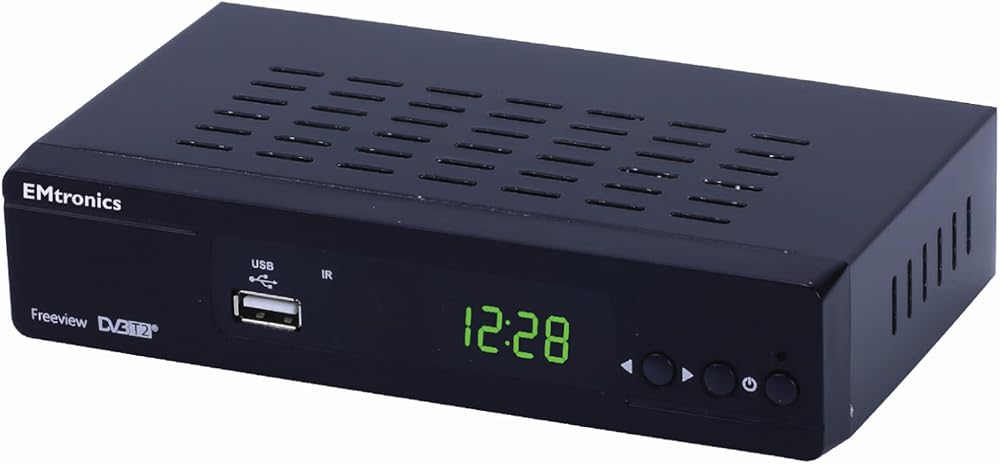 Emtronics EMFBHD1 Freeview HD Set Top Box 1080P HDMI SCART PVR Receiver