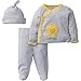 Gerber Baby 3-Piece Shirt, Footed Pant and Cap Set-Closeout, Duck, Preemie