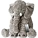 CHICVITA Gray Large Stuffed Elephant Plush Animals Toys, 24 Inches Cushion Plush Toy