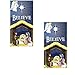 6' NATIVITY Scene "BELIEVE" DOOR BANNER Christmas DECORATION (2 PK)
