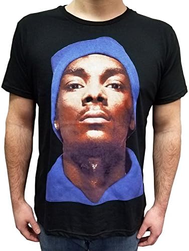 Snoop Dogg Beware of Dogg Face Slim Fit T-Shirt, Black, Large
