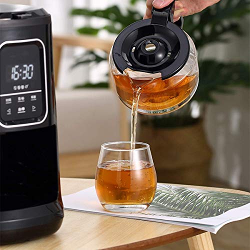 YAeele Bean to Cup Filterkaffeemaschine mit Grinder und Timer 92Cdeg;Fresh-Aroma-Perfect-Glas Permanent… – Bild 3