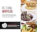 Chefman Perfect Pour Volcano Belgian Waffle Maker ®, Round Electric Waffle Iron, Easy Use, No Overflow Design - FREE Measuring Cup & Pour Spout, Silver/Black